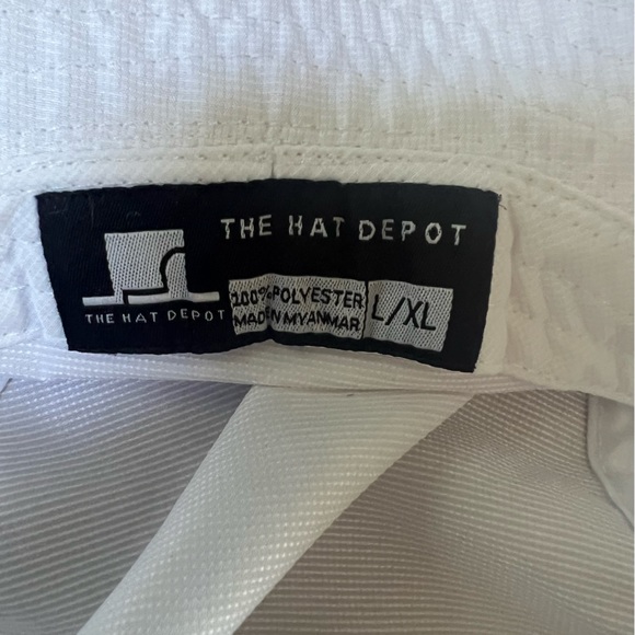 White Bucket Hat - Picture 3 of 3